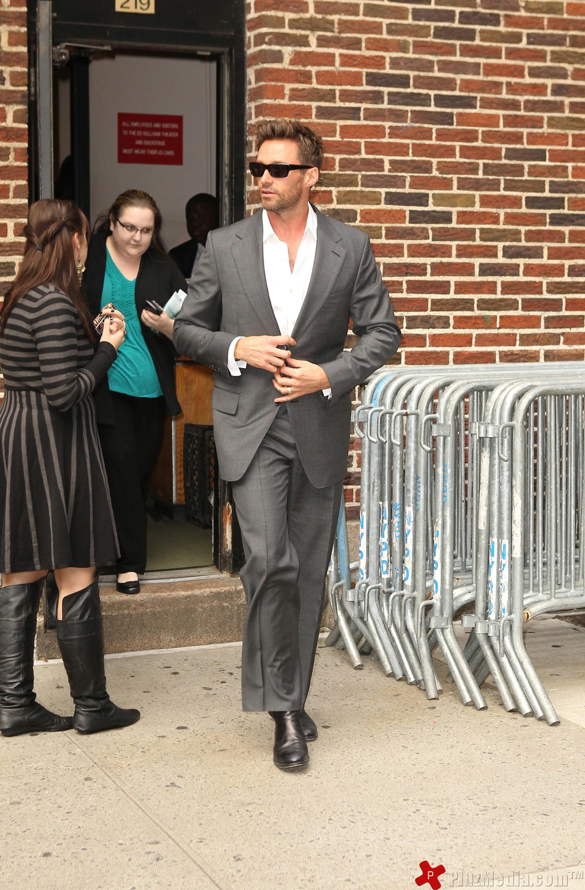 Hugh Jackman at 'The Late Show With David Letterman at the Ed Sullivan | Picture 95293